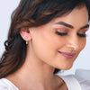 Golden Eternal Shell-Inspired Statement Earrings