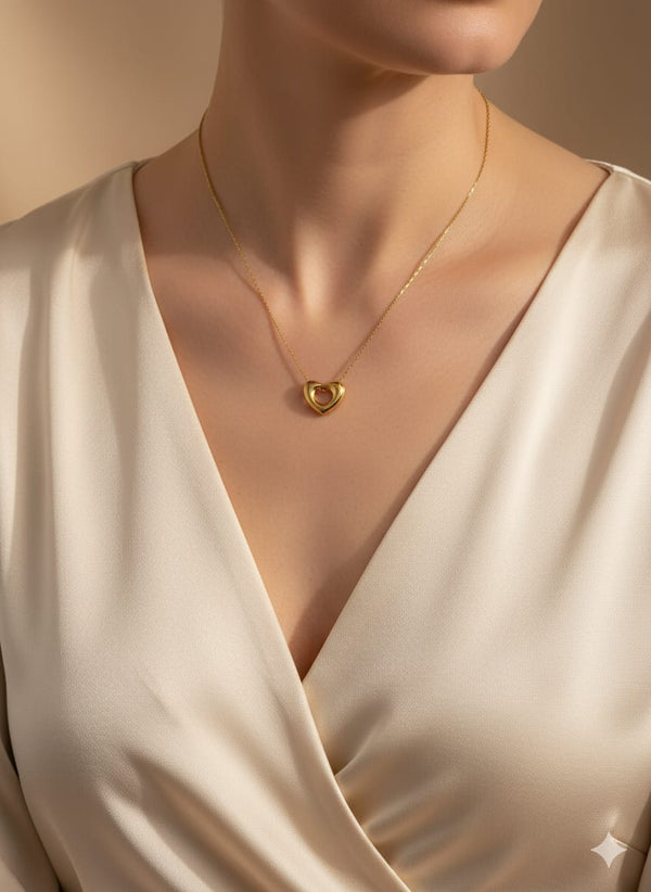 Golden Heart Necklace