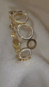 Bubble Style Gold Tone Bracelet